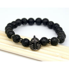Men's Bracelets Famous High Quality Knight Helmet Braiding Brand Bandage Macrame Strand Beads Bracelet. - Sellweyy
