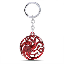 Game of thrones Key Chain A Song of Ice and Fire Key Rings For Gift Chaveiro Car Keychain Jewelry Targaryen Key - Sellweyy
