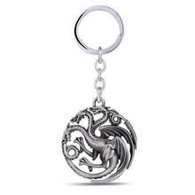 Game of thrones Key Chain A Song of Ice and Fire Key Rings For Gift Chaveiro Car Keychain Jewelry Targaryen Key - Sellweyy
