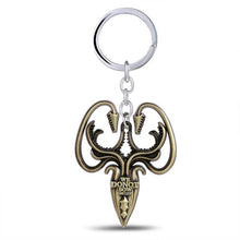 Game of thrones Key Chain A Song of Ice and Fire Key Rings For Gift Chaveiro Car Keychain Jewelry Targaryen Key - Sellweyy