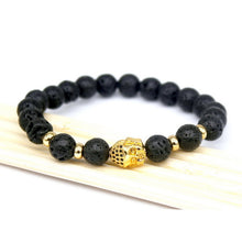 Men's Bracelets Famous High Quality Knight Helmet Braiding Brand Bandage Macrame Strand Beads Bracelet. - Sellweyy
