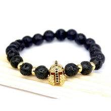 Men's Bracelets Famous High Quality Knight Helmet Braiding Brand Bandage Macrame Strand Beads Bracelet. - Sellweyy