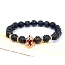 Men's Bracelets Famous High Quality Knight Helmet Braiding Brand Bandage Macrame Strand Beads Bracelet. - Sellweyy