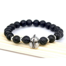 Men's Bracelets Famous High Quality Knight Helmet Braiding Brand Bandage Macrame Strand Beads Bracelet. - Sellweyy