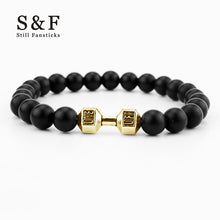 Dumbbells Bracelet Men Jewelry Bracelets For Women Pulseira Masculina Bangles Feminina Bileklik - Sellweyy