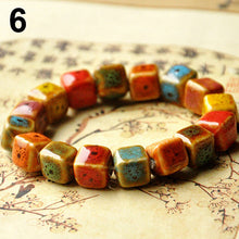 Colorful Ceramic Beaded Charm Bracelet Accessory Jewelry Gift - Sellweyy