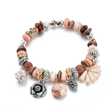 Charm Bracelets & Bangles Crystal Stone Bracelets For Women Elastic Rope Chain Jewelry - Sellweyy