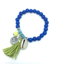 Bohemian Shell Charm Bracelet Tassel Glass Beaded Fashion Beach Wood Beads Bracelet For Women - Sellweyy