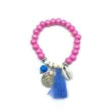 Bohemian Shell Charm Bracelet Tassel Glass Beaded Fashion Beach Wood Beads Bracelet For Women - Sellweyy