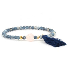 Shinus Bracelet Chakra Bracelets Women Boho Tassel Jewelry Natural Stone Beads Bohemian Handmade Love Heart Meditation Healing - Sellweyy