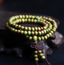 108*8mm Natural Sandalwood Buddhist Buddha Meditation Beads Bracelets For Women Men Jewelry Prayer Bead Mala Rosary Bracelet - Sellweyy