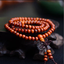 108*8mm Natural Sandalwood Buddhist Buddha Meditation Beads Bracelets For Women Men Jewelry Prayer Bead Mala Rosary Bracelet - Sellweyy