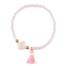 Charm Bracelet Natural Stone Of leave With Cotton Tasse Crystal Armbanden Voor Vrouwen - Sellweyy