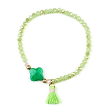 Charm Bracelet Natural Stone Of leave With Cotton Tasse Crystal Armbanden Voor Vrouwen - Sellweyy