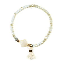 Charm Bracelet Natural Stone Of leave With Cotton Tasse Crystal Armbanden Voor Vrouwen - Sellweyy