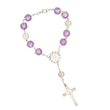Rosary Centerpiece Sacred Heart of Mary Guadalupe Divine Mercy Jesus Saint Icons Religious Center - Sellweyy