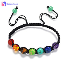 7 Chakras Bracelets For Women Casual Lovers Casual Jewelry Balance Beads Bracelet Natural Stone Wristlet - Sellweyy
