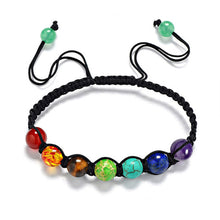 7 Chakras Bracelets For Women Casual Lovers Casual Jewelry Balance Beads Bracelet Natural Stone Wristlet - Sellweyy