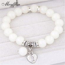 Heart Pendant Wrap Charm Bracelets & Bangles for Women Pulsera Mujer Fashion Bead Strand Bracelet - Sellweyy