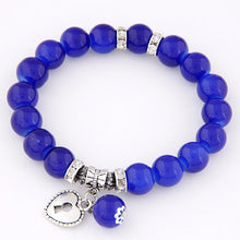 Heart Pendant Wrap Charm Bracelets & Bangles for Women Pulsera Mujer Fashion Bead Strand Bracelet - Sellweyy