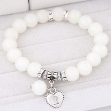 Heart Pendant Wrap Charm Bracelets & Bangles for Women Pulsera Mujer Fashion Bead Strand Bracelet - Sellweyy