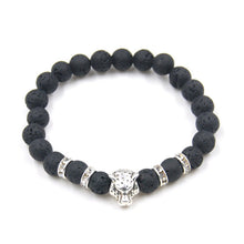 Natural stone Beads men bracelets Lucky Charm Matte Black Natural stone Beads Onyx Stone Matt - Sellweyy