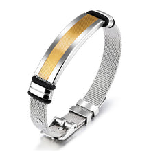 Modyle 2017 New Gold-Color Cross Bracelet For Men Women Stainless Steel Cool Men Jewelry Gifts - Sellweyy