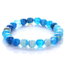 Purple Bracelet Chakra Yoga Beads Volcanic Stone 8mm Natural Stone Beads Bracelets For Women - Sellweyy