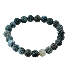 Purple Bracelet Chakra Yoga Beads Volcanic Stone 8mm Natural Stone Beads Bracelets For Women - Sellweyy