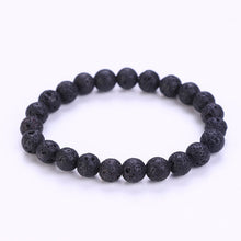 Purple Bracelet Chakra Yoga Beads Volcanic Stone 8mm Natural Stone Beads Bracelets For Women - Sellweyy