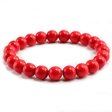 Natural Turquoises Stone Bracelet Homme Femme Charms 8MM Men Strand Beads Yoga Bracelets - Sellweyy
