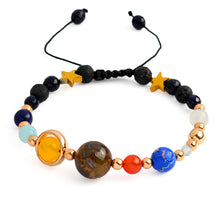 Beaded bracelet Solar system bracelet Galaxy Space jewelry Bracelet for men women - Sellweyy